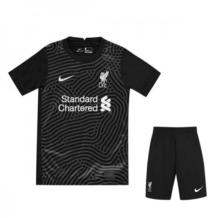 Jalkapallo Pelipaidat Liverpool Maalivahti Lasten Kotipaita 2020-2021 Lyhythihainen